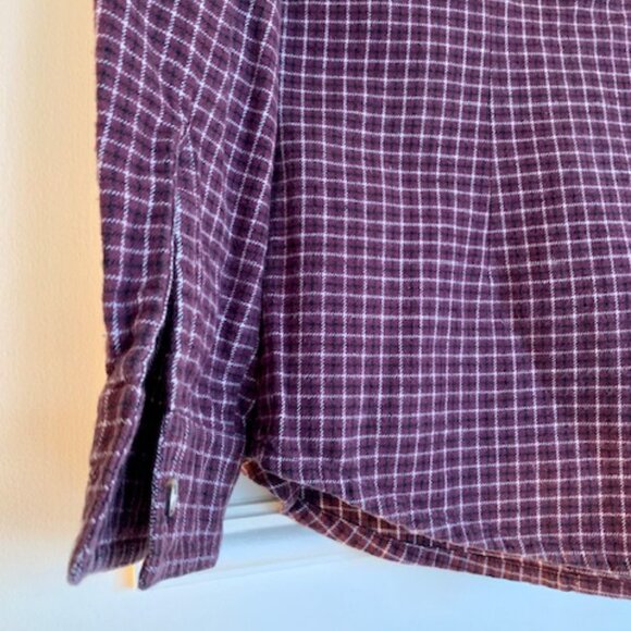 Levis Button Down Long Sleeve Burgundy Blouse - Picture 5 of 5